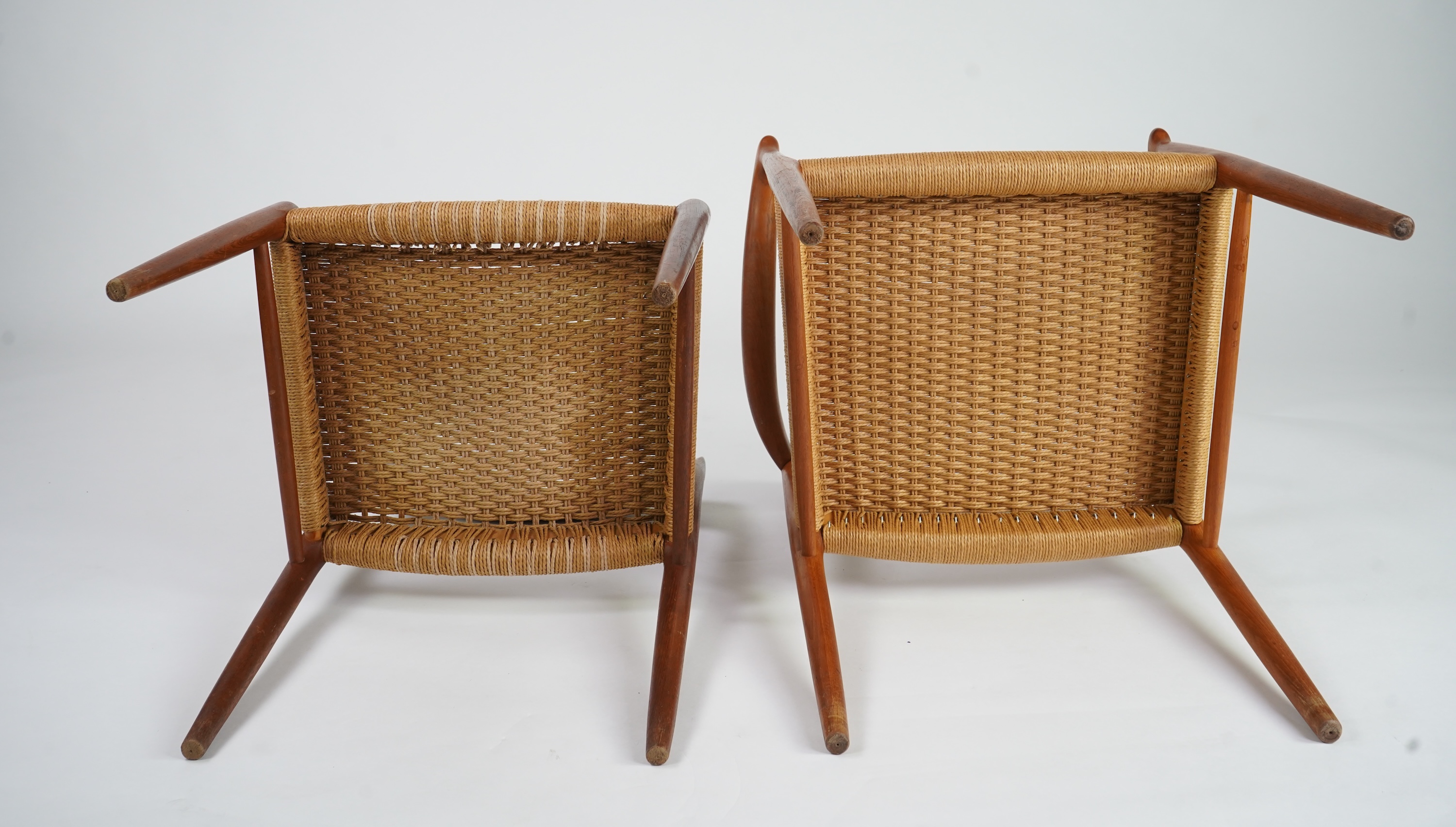 Niels Otto Møller (Danish, 1920-1982) for JL Møllers Møbelfabrik: A set of ten teak dining chairs